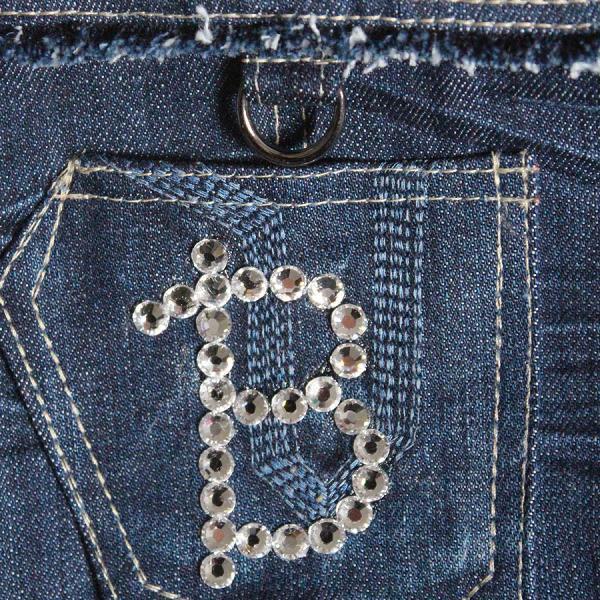 Personalized Denim Rocker Dog Harness Vest